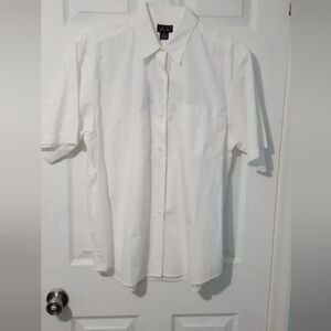 The Limited Men's White Short Sleeve Button-Down Shirt